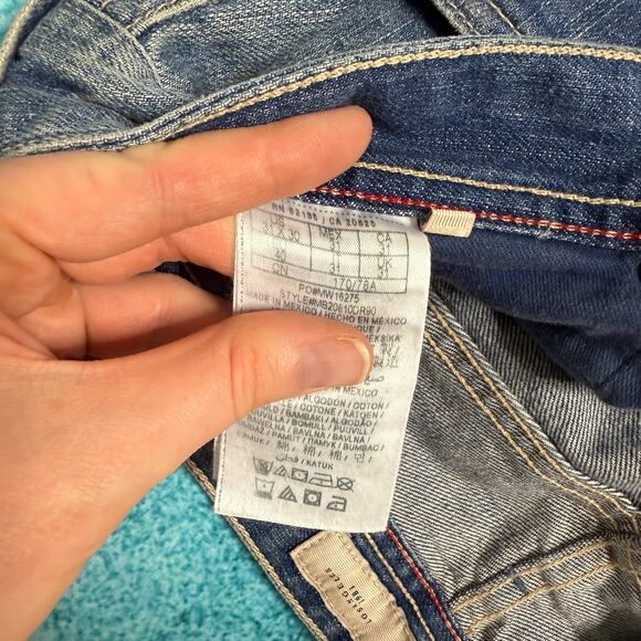 Vintage Guess Jeans Women’s 31 – Robertson Slim Tapered – Blue Denim Y2K - Picture 11 of 16